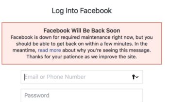 Usuarios de Facebook reportan problemas con el sitio