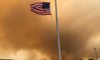 Refugio de evacuación para el incendio del condado de Grant establecido en Royal City Intermediate School