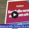 Enfermeras de Kadlec Planifican Voto de Huelga