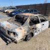 Honda despojado de piezas se encontró quemándose en Benton City