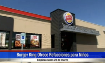 Burger King Ofrece Refacciones para Niños