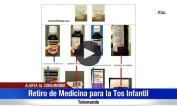 Retiro de Medicina para la Tos Infantil