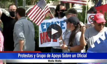 Protestas Y Grupo de Apoyo Sobre un Oficial