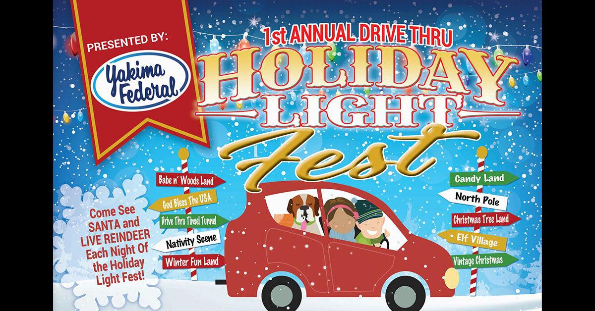 ‘Drivethru’ de luces navideñas en State Fair Park Yakima y Tri