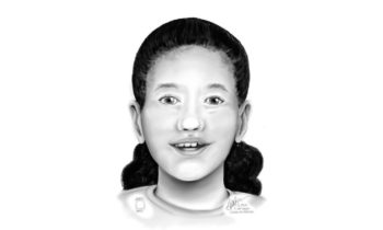 Dibujo ahora disponible para los restos de una niña encontrada en Oregon