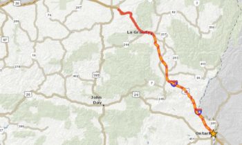 La I-84 está cerrada entre Pendleton y La Grande