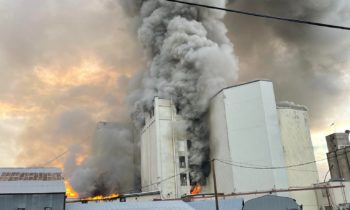 Incendio destruye un molino de harina