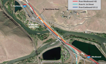 Construcción en puente en I-82 preocupa negocios en Selah