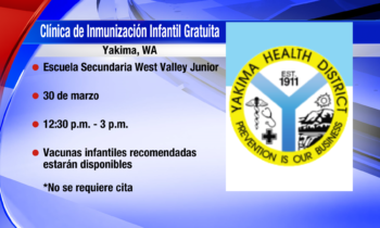 Clinica de Inmunización Gratuita en Yakima