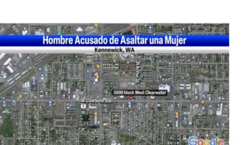 Policía de Kennewick busca hombre acusado de asaltar una mujer