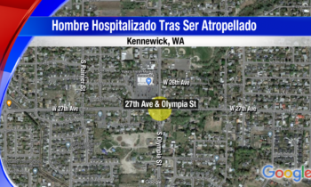 Hombre hospitalizado tras ser atropellado en Kennewick