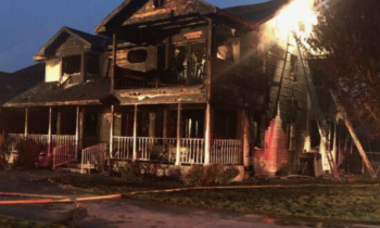 Una casa en Pasco dañada por incendio