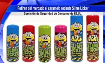 Los populares caramelos Slime Licker se están retirando del mercado debido al peligro de asfixia que podrían causar