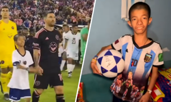 “Dios hizo el milagro”: niño con síndrome similar al que sufrió Lionel Messi narra lo que vivió al conocer a su ídolo