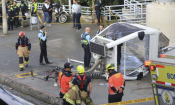 Desplome de una cabina del teleférico en Medellín deja un muerto y varios heridos