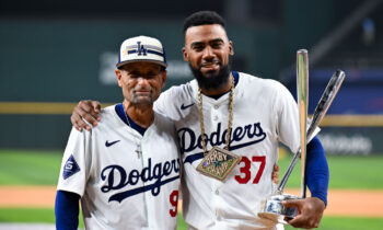 Teoscar Hernández hace historia con los Dodgers en el Derby de Jonrones