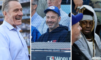 Serie Mundial: Celebridades en las gradas del Dodger Stadium