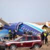 Hallan las cajas negras del avión que se estrelló en Navidad en Kazajistán