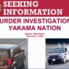 El FBI investiga un tiroteo mortal en la reserva de Yakama y busca un vehículo sospechoso