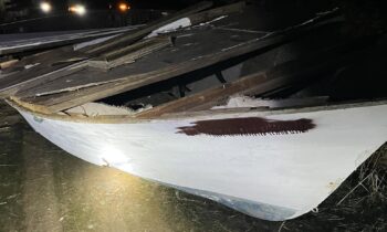 Encuentran barco abandonado en Finley, agentes del sheriff buscan dueño
