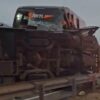 Chile: choque de 4 autobuses deja 6 muertos y cerca de 40 heridos