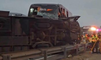 Chile: choque de 4 autobuses deja 6 muertos y cerca de 40 heridos