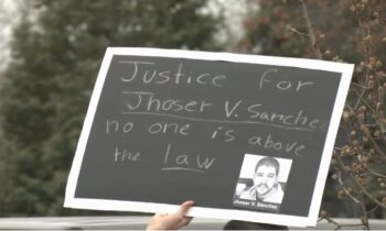Manifestantes en Richland exigen justicia para Jhoser Sánchez