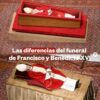 Diferencias en el sepelio de Bendicto XVI y Francisco