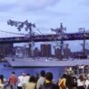(Video) Resumen del impacto del buque de la Armada de México contra el puente de Brooklyn este domingo 18 de mayo