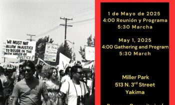 Marcha del Primero de Mayo regresará al centro de Yakima hoy a las 4 pm