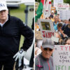 “Detengan a Trump”: protestas manchan la visita del presidente de EEUU a Escocia