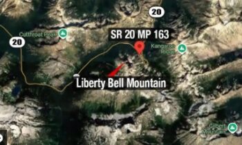Una mujer muere al caer de un acantilado de 137 metros en el condado de Okanagan