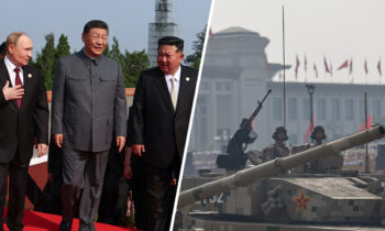 China exhibe su poderío militar y sus aliados en una desafiante demostración para EEUU