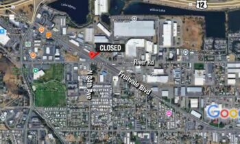 Cierre de la rotonda de Yakima por obras viales durante la noche