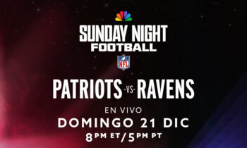 Los Patriots se enfrentan a los Ravens esta noche por TeleXitos, Peacock, Universo